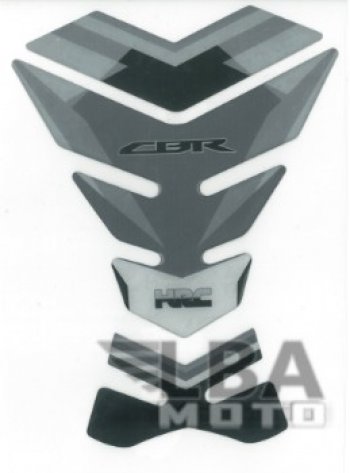 1 329 р. Наклейка на бак для мотоцикла Honda CBR HRC Серая  пм-00017091  с доставкой в г. Воронеж. Увеличить фотографию 1