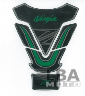 1 329 р. Наклейка на бак для мотоцикла Kawasaki Ninja Z Черно-Зеленая  пм-00017120  с доставкой в г. Воронеж. Увеличить фотографию 1