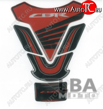 1 329 р. Наклейка на бак для мотоцикла Honda CBR 2 Красно-Черная  пм-00017122  с доставкой в г. Воронеж