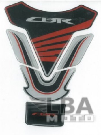 1 329 р. Наклейка на бак для мотоцикла Honda CBR 2 Черно-Бело-Красная  пм-00017124  с доставкой в г. Воронеж. Увеличить фотографию 1
