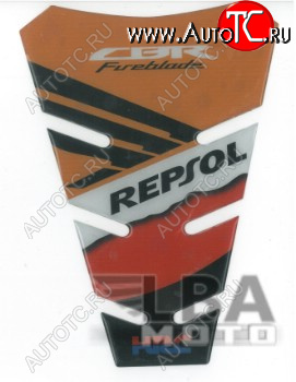 1 329 р. Наклейка на бак для мотоцикла Honda CBR1000RR Fireblade Repsol  пм-00017128  с доставкой в г. Воронеж
