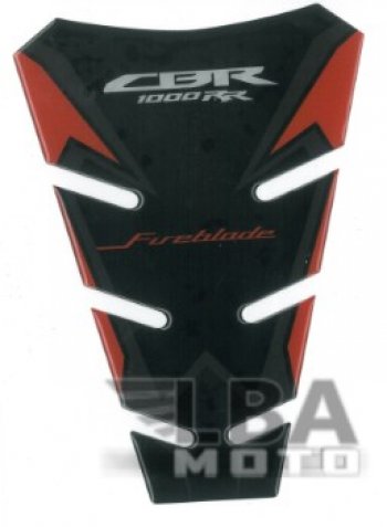 1 329 р. Наклейка на бак для мотоцикла Honda CBR1000RR Красно-Черная  пм-00017129  с доставкой в г. Воронеж. Увеличить фотографию 1