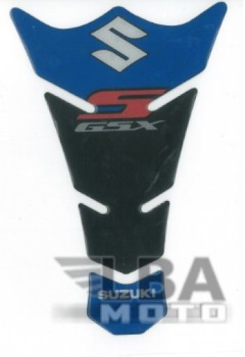1 329 р. Наклейка на бак для мотоцикла Suzuki GSX-S Черно-Синяя  пм-00017131  с доставкой в г. Воронеж. Увеличить фотографию 2