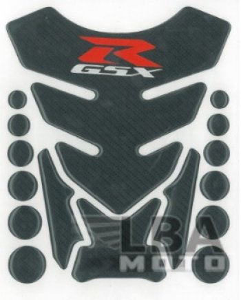 1 329 р. Наклейка на бак для мотоцикла Suzuki GSX-R Под Карбон 5  пм-00017138  с доставкой в г. Воронеж. Увеличить фотографию 1
