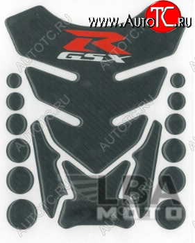 1 329 р. Наклейка на бак для мотоцикла Suzuki GSX-R Под Карбон 5  пм-00017138  с доставкой в г. Воронеж
