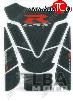 1 329 р. Наклейка на бак для мотоцикла Suzuki GSX-R Под Карбон 6  пм-00017142  с доставкой в г. Воронеж