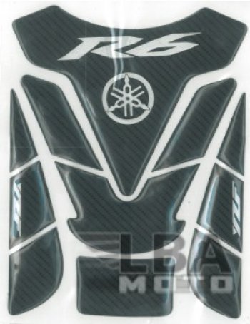 1 279 р. Наклейка на бак для мотоцикла Yamaha YZF-R6 Под Карбон 1  пм-00017144  с доставкой в г. Воронеж. Увеличить фотографию 2