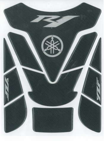 1 279 р. Наклейка на бак для мотоцикла Yamaha YZF-R1 Под Карбон 1  пм-00017145  с доставкой в г. Воронеж. Увеличить фотографию 1