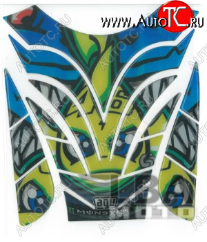 1 329 р. Наклейка на бак для мотоцикла VR46 AGV 6  пм-00017155  с доставкой в г. Воронеж