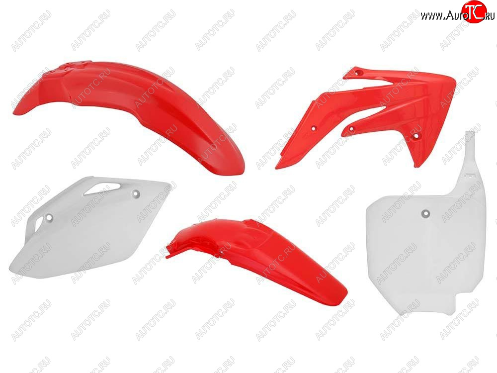 12 749 р. Комплект пластика R-Tech Honda CRF150 07-22 (R-KITCRF-OEM-510) Красно-Белый  r-kitcrf-oem-510  с доставкой в г. Воронеж