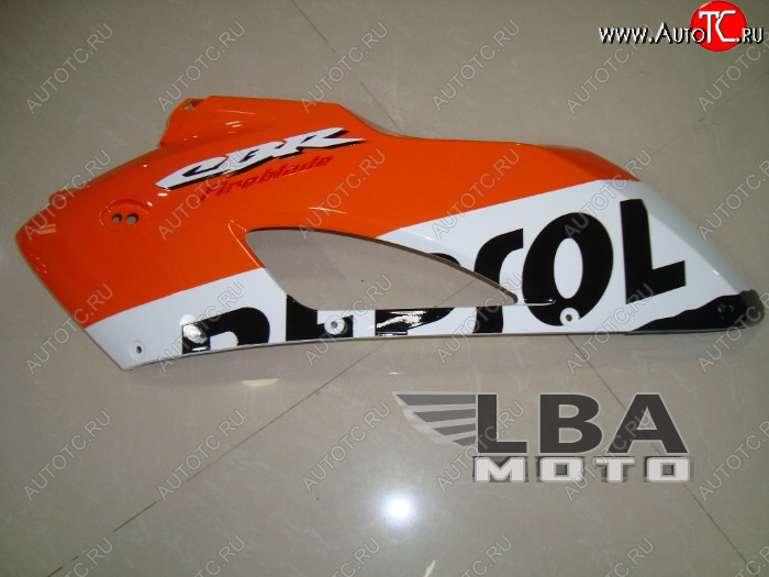 3 099 р. Левый верхний боковой пластик для Honda CBR 1000 RR 04-05 Без цвета  пм-00000384  с доставкой в г. Воронеж