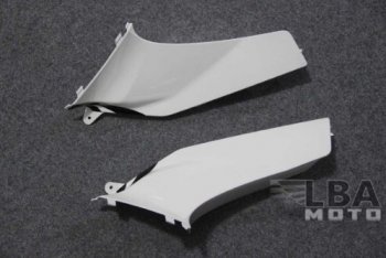 2 359 р. Накладка на левый воздуховод для Honda CBR 600RR 05-06 Без цвета  пм-00002758  с доставкой в г. Воронеж. Увеличить фотографию 1