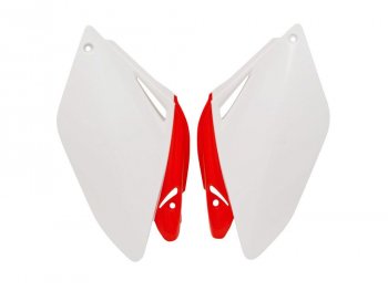 7 399 р. Обтекатели задн. боковые R-Tech Honda CRF250R 06-09 (R-FICRFBNRS060) белыекрасные   r-ficrfbnrs06  с доставкой в г. Воронеж. Увеличить фотографию 1