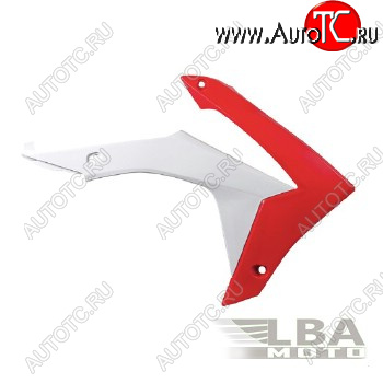5 999 р. Обтекатели радиатора R-Tech Honda CRF250R 14-17, CRF450R 13-16 (R-CVCRFRSBN13) красныебелые  r-cvcrfrsbn13  с доставкой в г. Воронеж