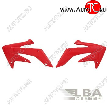 5 899 р. Обтекатели радиатора R-Tech Honda CRF250R 04-09, CRF250X 04-17 (R-CVCRFRS0004) красные  r-cvcrfrs0004  с доставкой в г. Воронеж
