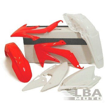 11 799 р. Комплект пластика R-Tech Honda CRF450X 08-17 (R-KITCRX-OEM-415) красный-белый  r-kitcrx-oem-415  с доставкой в г. Воронеж. Увеличить фотографию 1
