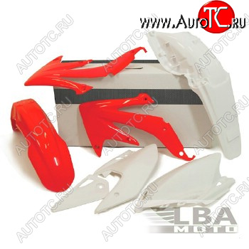 11 799 р. Комплект пластика R-Tech Honda CRF450X 08-17 (R-KITCRX-OEM-415) красный-белый  r-kitcrx-oem-415  с доставкой в г. Воронеж