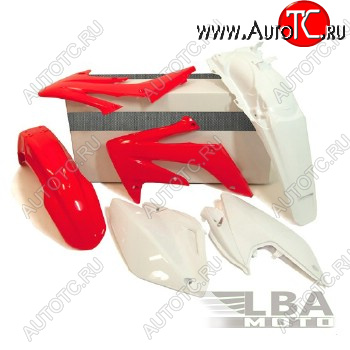 11 799 р. Комплект пластика R-Tech Honda CRF250X 04-17 (R-KITCRX-OEM-412) красный-белый  r-kitcrx-oem-412  с доставкой в г. Воронеж