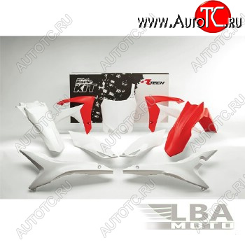 14 999 р. Комплект пластика R-Tech Honda CRF250R 14-17, CRF450R 13-16 (R-KITCRF-OEM-517) красный-белый  r-kitcrf-oem-517  с доставкой в г. Воронеж