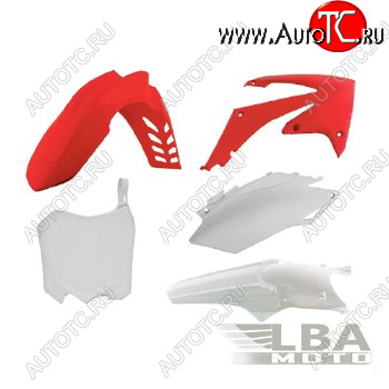 12 749 р. Комплект пластика R-Tech Honda CRF250R 11-13, CRF450R 11-12 (R-KITCRF-OEM-516) красный-белый  r-kitcrf-oem-516  с доставкой в г. Воронеж