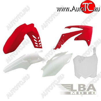 12 749 р. Комплект пластика R-Tech Honda CRF250R 10, CRF450R 09-10 (R-KITCRF-OEM-513 ) красный-белый  r-kitcrf-oem-513  с доставкой в г. Воронеж