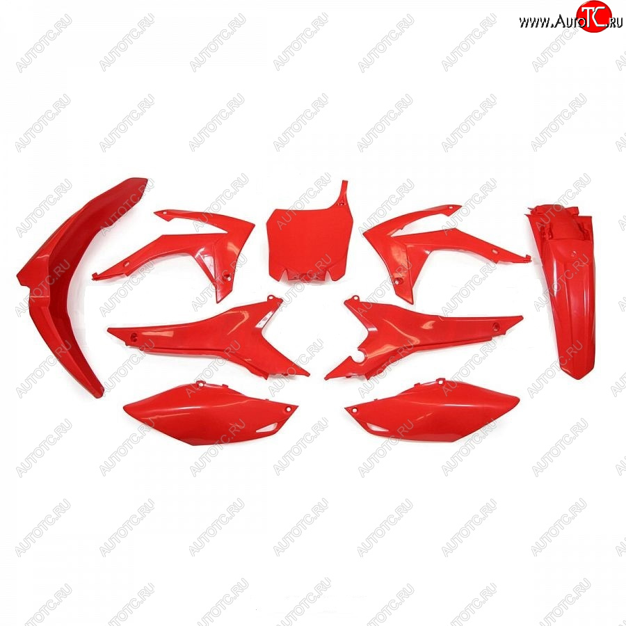 14 999 р. Комплект пластика R-Tech Honda CRF250R 14-17, CRF450R 13-16 (R-KITCRF-RS0-517) красный  r-kitcrf-rs0-517  с доставкой в г. Воронеж