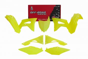 14 999 р. Комплект пластика R-Tech Honda CRF250R 19-20, CRF450R 19-20 (R-KITCRF-GF0-519) неоновый желтый  r-kitcrf-gf0-519  с доставкой в г. Воронеж. Увеличить фотографию 1