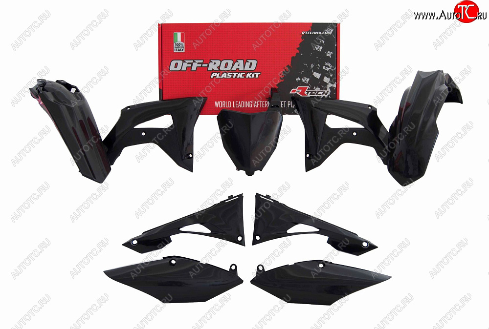14 999 р. Комплект пластика R-Tech Honda CRF250R 19-20, CRF450R 19-20 (R-KITCRF-NR0-519) черный  r-kitcrf-nr0-519  с доставкой в г. Воронеж