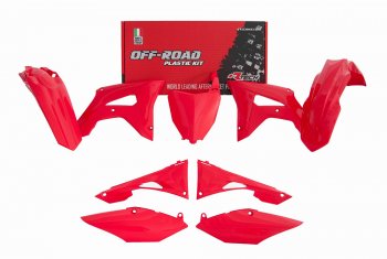 14 999 р. Комплект пластика R-Tech Honda CRF250R 19-20, CRF450R 19-20 (R-KITCRF-RS0-519) красный  r-kitcrf-rs0-519  с доставкой в г. Воронеж. Увеличить фотографию 1