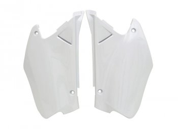 5 899 р. Обтекатели задн. боковые R-Tech Honda CR125250 00-01 (R-FICR0BN0001) белые  r-ficr0bn0001  с доставкой в г. Воронеж. Увеличить фотографию 1