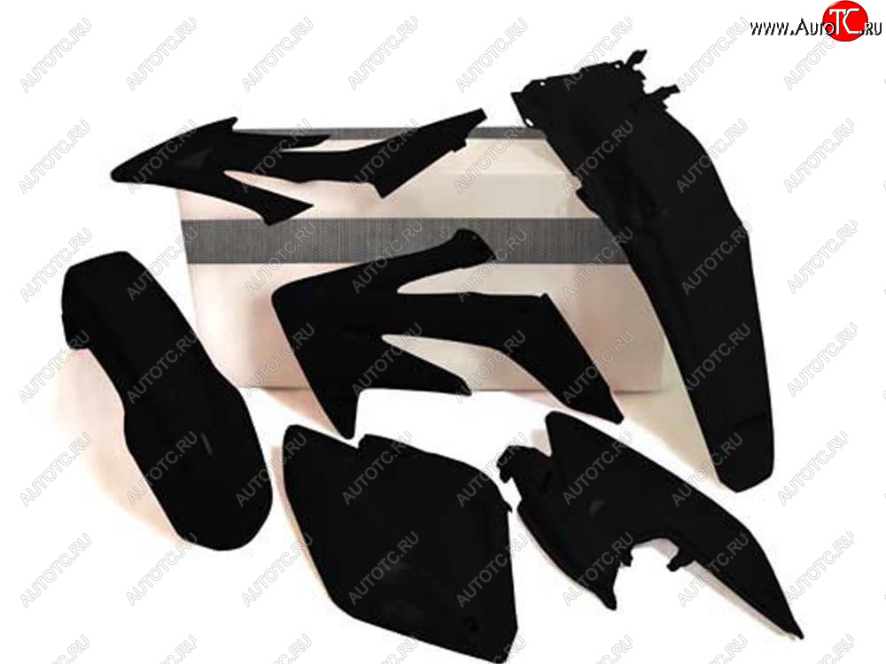 11 799 р. Комплект пластика R-Tech Honda CRF250X 04-19 (R-KITCRX-NR0-412) Черный  r-kitcrx-nr0-412  с доставкой в г. Воронеж