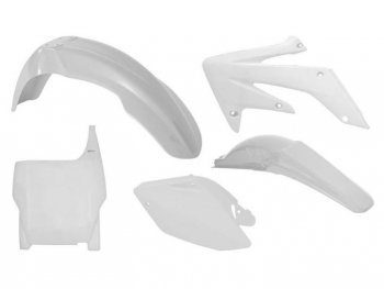 12 749 р. Комплект пластика R-Tech Honda CRF250R 04-05 (R-KITCRF-BN0-507) Белый  r-kitcrf-bn0-507  с доставкой в г. Воронеж. Увеличить фотографию 1