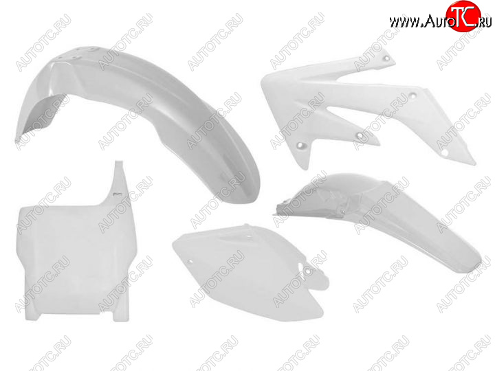12 749 р. Комплект пластика R-Tech Honda CRF250R 04-05 (R-KITCRF-BN0-507) Белый  r-kitcrf-bn0-507  с доставкой в г. Воронеж