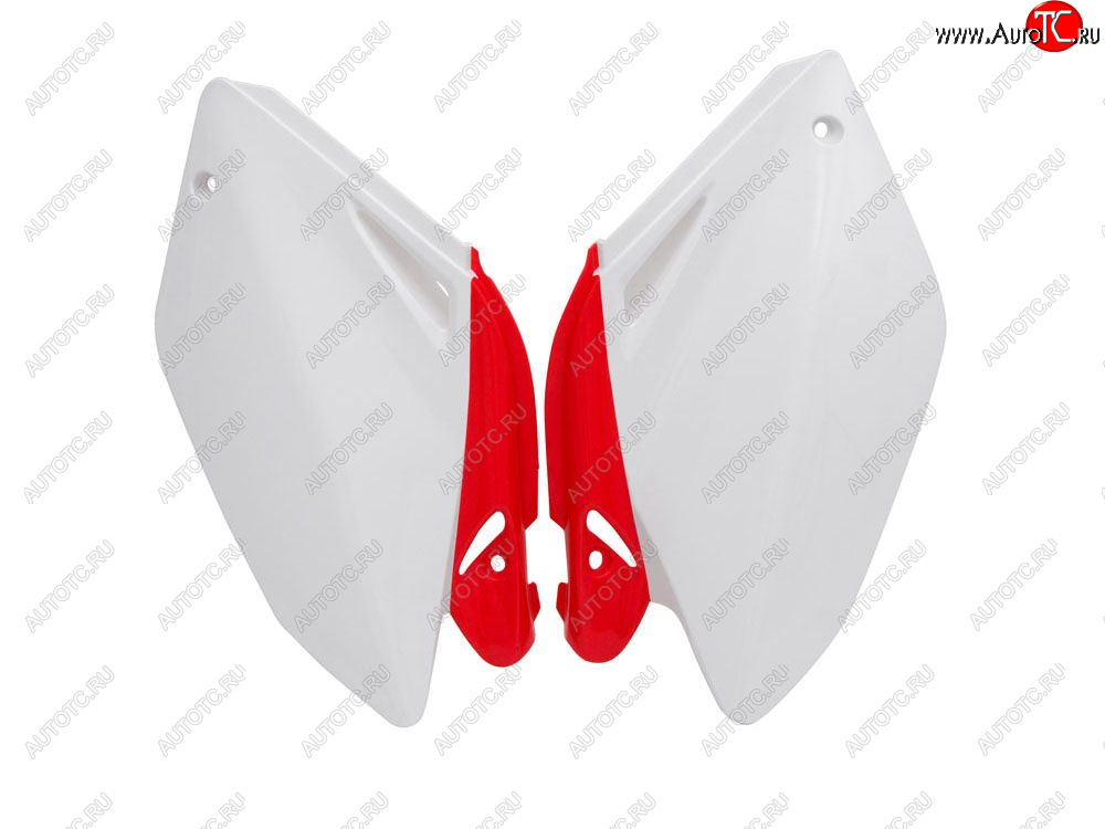 7 399 р. Обтекатели задн. боковые R-Tech Honda CRF250 04-05 (R-FICRFBNRS04) Бело-Красный  r-ficrfbnrs04  с доставкой в г. Воронеж