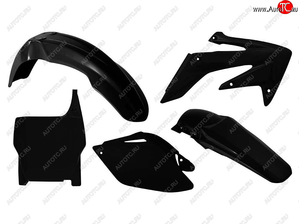 12 749 р. Комплект пластика R-Tech Honda CRF250R 06-07 (R-KITCRF-NR0-508) Черный  r-kitcrf-nr0-508  с доставкой в г. Воронеж