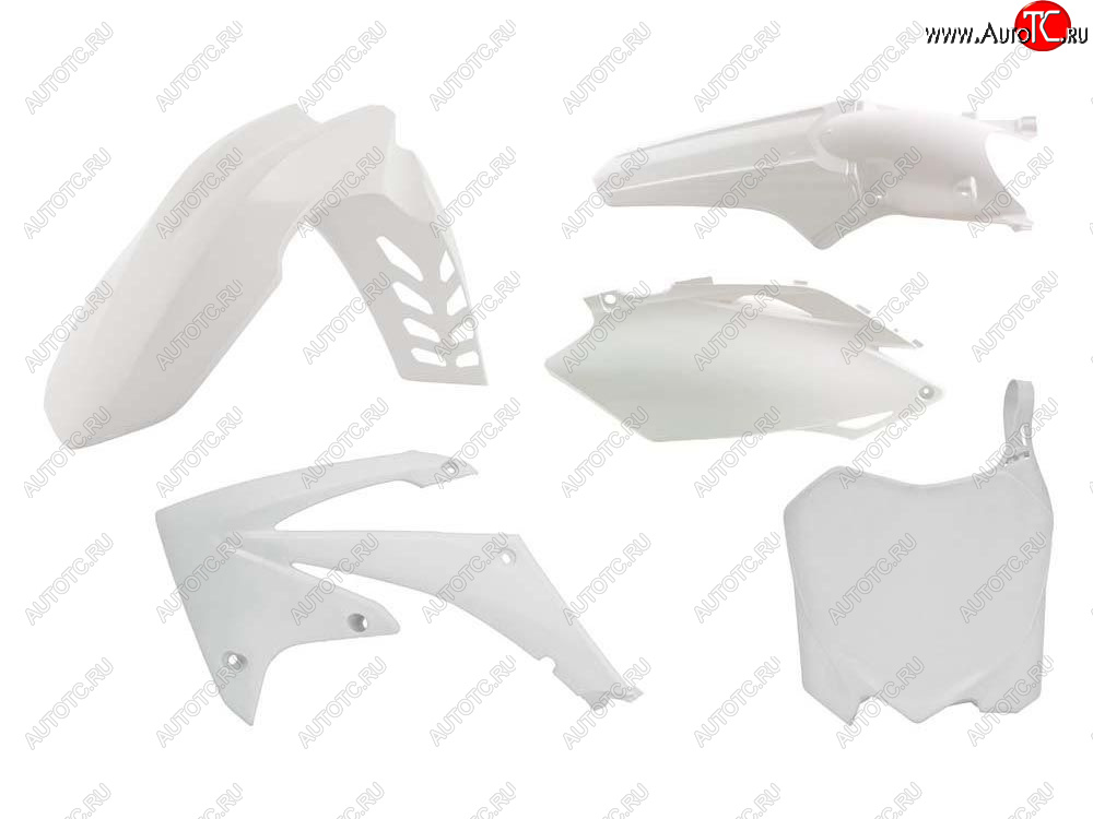 12 749 р. Комплект пластика R-Tech Honda CRF250R 10-13, CRF450R 09-12 (R-KITCRF-BN0-513) Белый  r-kitcrf-bn0-513  с доставкой в г. Воронеж