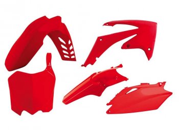 12 749 р. Комплект пластика R-Tech Honda CRF250R 10-13, CRF450R 09-12 (R-KITCRF-RS0-513) Красный  r-kitcrf-rs0-513  с доставкой в г. Воронеж. Увеличить фотографию 1