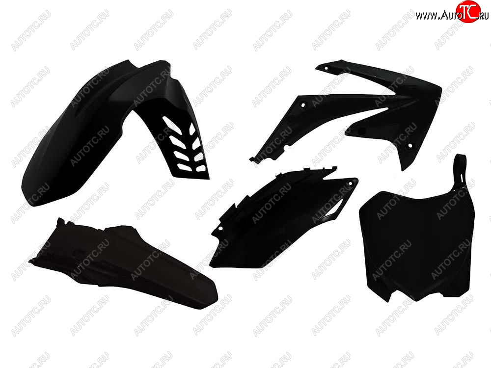 12 749 р. Комплект пластика R-Tech Honda CRF250R 11-13, CRF450R 11-12 (R-KITCRF-NR0-516) Черный  r-kitcrf-nr0-516  с доставкой в г. Воронеж