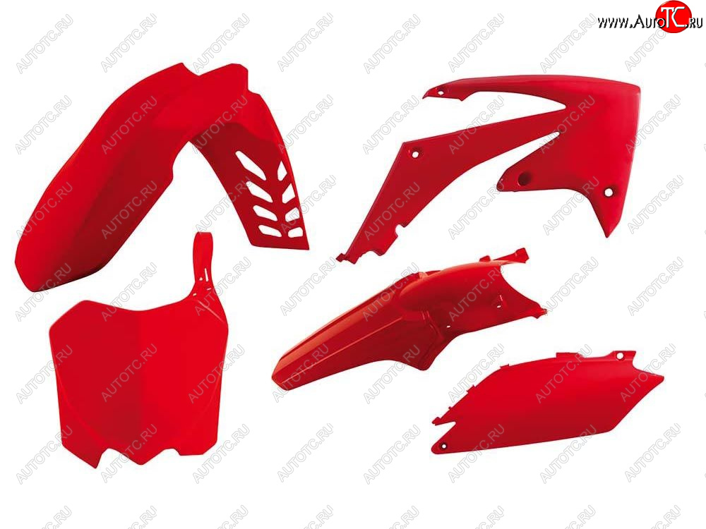 12 749 р. Комплект пластика R-Tech Honda CRF250R 11-13, CRF450R 11-12 (R-KITCRF-RS0-516) Красный  r-kitcrf-rs0-516  с доставкой в г. Воронеж