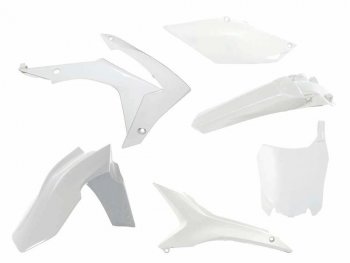 14 999 р. Комплект пластика R-Tech Honda CRF250R 14-17, CRF450R 13-16 (R-KITCRF-BN0-517) Белый  r-kitcrf-bn0-517  с доставкой в г. Воронеж. Увеличить фотографию 1