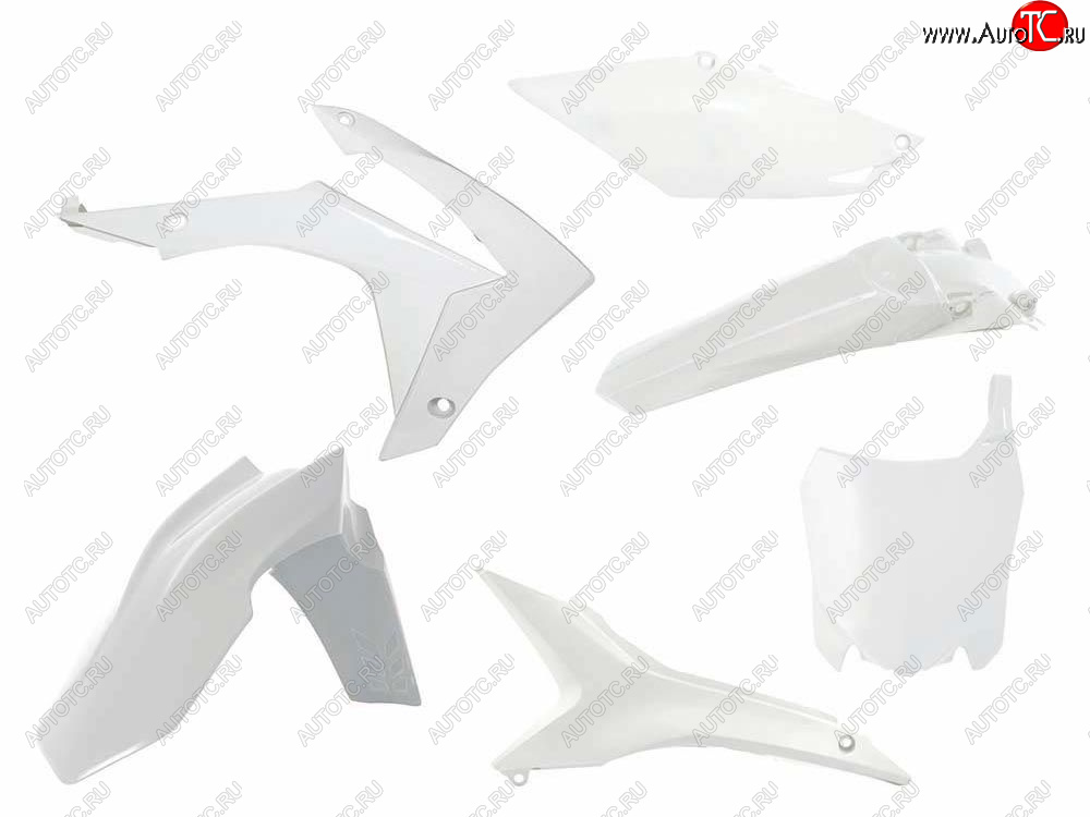 14 999 р. Комплект пластика R-Tech Honda CRF250R 14-17, CRF450R 13-16 (R-KITCRF-BN0-517) Белый  r-kitcrf-bn0-517  с доставкой в г. Воронеж