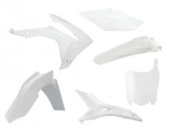14 999 р. Комплект пластика R-Tech Honda CRF250R 14-17, CRF450R 13-16 (R-KITCRF-BN0-518) Белый  r-kitcrf-bn0-518  с доставкой в г. Воронеж. Увеличить фотографию 1
