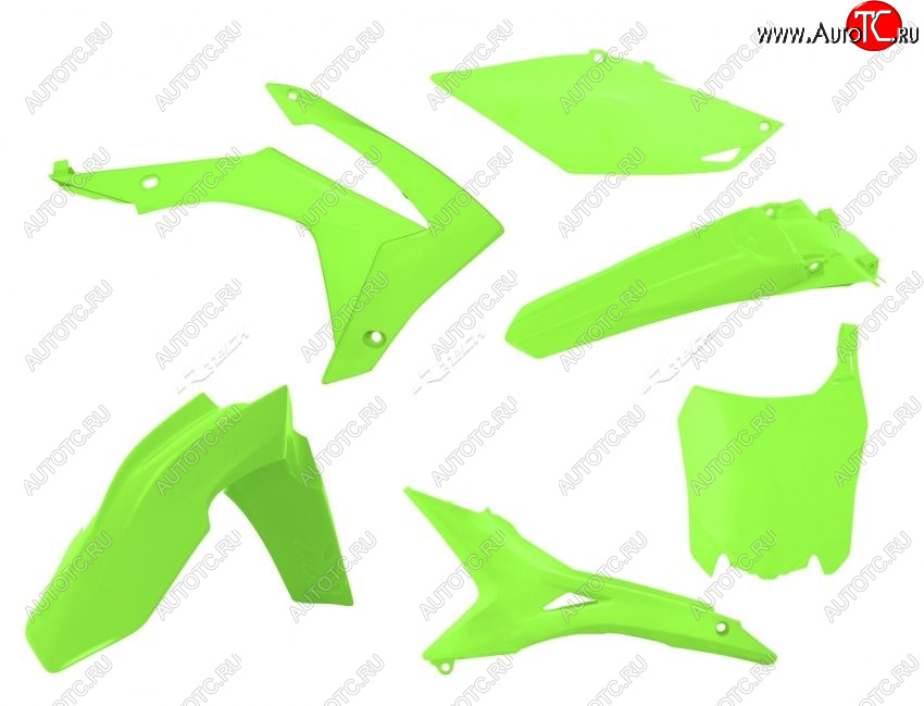 14 999 р. Комплект пластика R-Tech Honda CRF250R 14-17, CRF450R 13-16 (R-KITCRF-GF0-518) Желтый Неон  r-kitcrf-gf0-518  с доставкой в г. Воронеж