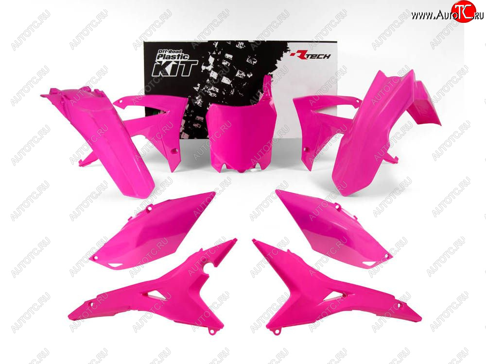 14 999 р. Комплект пластика R-Tech Honda CRF250R 14-17, CRF450R 13-16 (R-KITCRF-FU0-518) Розовый Неон  r-kitcrf-fu0-518  с доставкой в г. Воронеж
