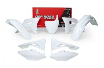 14 999 р. Комплект пластика R-Tech Honda CRF250R 18, CRF450R 17-18 (R-KITCRF-BN0-599) белый  r-kitcrf-bn0-599  с доставкой в г. Воронеж. Увеличить фотографию 1