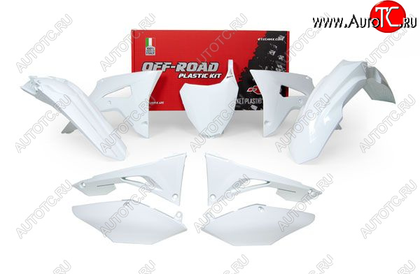 14 999 р. Комплект пластика R-Tech Honda CRF250R 18, CRF450R 17-18 (R-KITCRF-BN0-599) белый  r-kitcrf-bn0-599  с доставкой в г. Воронеж