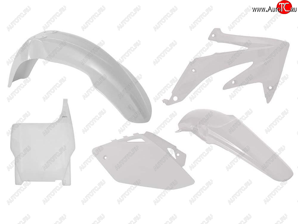 12 749 р. Комплект пластика R-Tech Honda CRF450 07 (R-KITCRF-BN0-509) белый  r-kitcrf-bn0-509  с доставкой в г. Воронеж