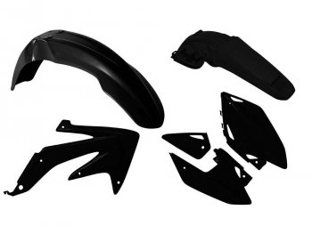 11 799 р. Комплект пластика R-Tech Honda CRF450X 05-07 (R-KITCRX-NR0-414) черный  r-kitcrx-nr0-414  с доставкой в г. Воронеж. Увеличить фотографию 1
