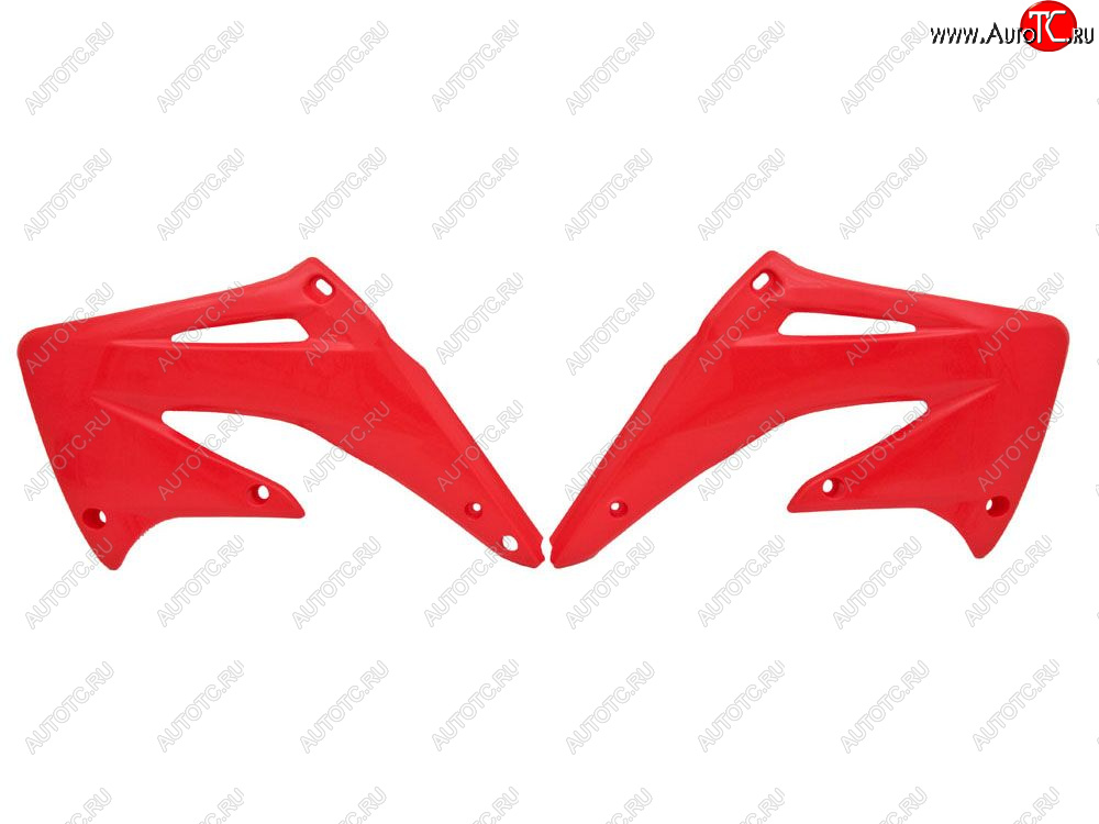 5 899 р. Боковины радиатора R-Tech Honda CRF450R 02-04 (R-CVCRFRS0203) красный  r-cvcrfrs0203  с доставкой в г. Воронеж