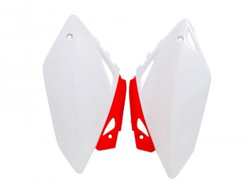 7 399 р. Обтекатели задние R-Tech Honda CRF450R 05-06 (R-FICRFBNRS05) бело-красный  r-ficrfbnrs05  с доставкой в г. Воронеж. Увеличить фотографию 1